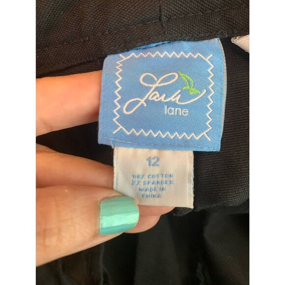 Lara Lane black capri casual pants size 12 - Picture 3 of 6